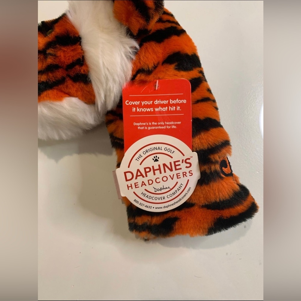 Daphnes TIGER Golf Headcover New With Tags- Hybrid/Utility
